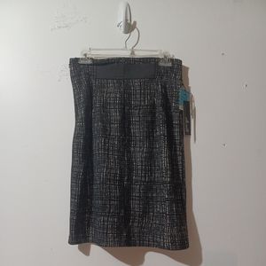 Will smith black and white skirt womens Size 4 NWT